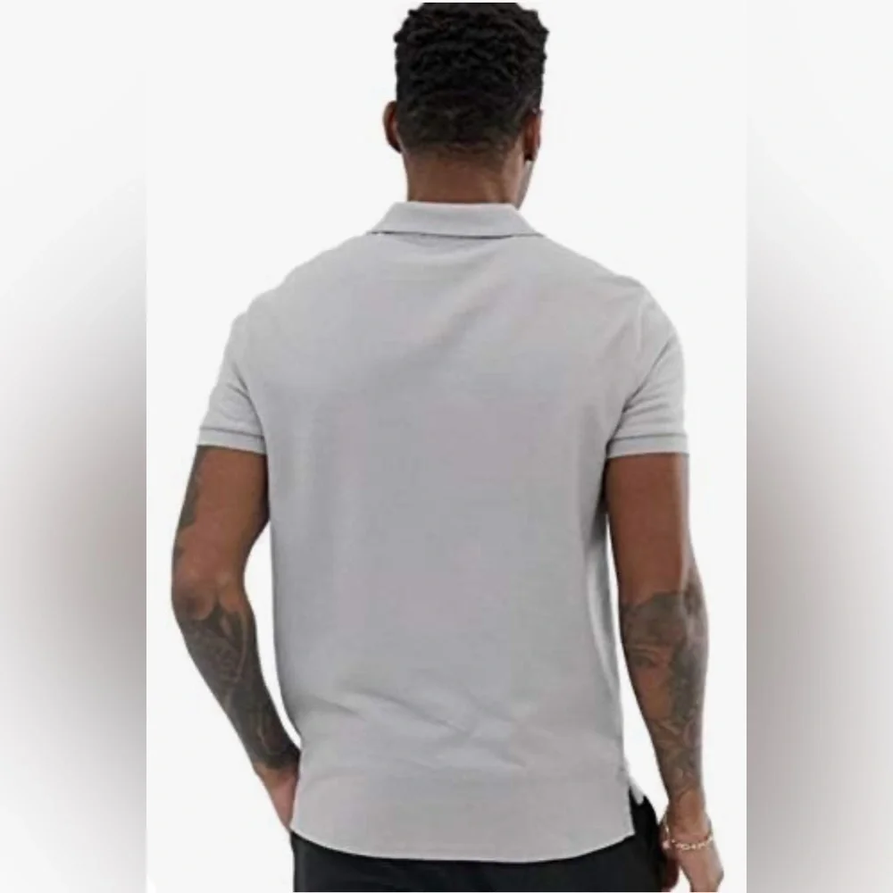Polo Ralph Lauren Gray Short Sleeve 100% Cotton Shirt - Size M